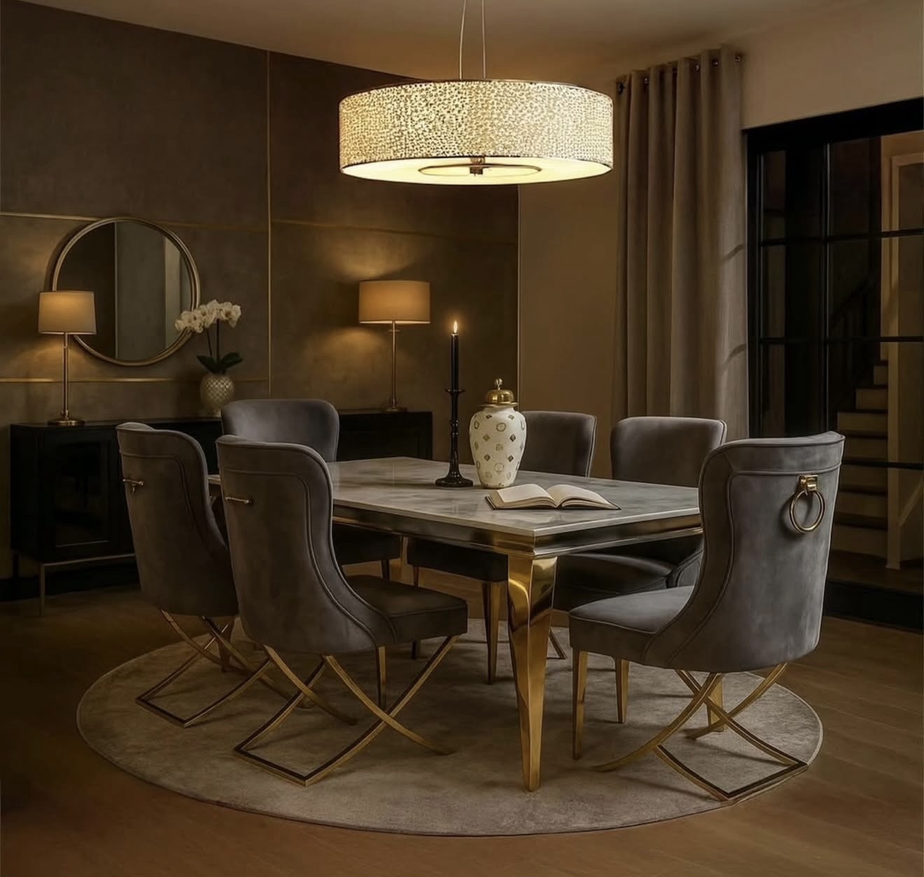 Alicia 6 Seater Dining Set