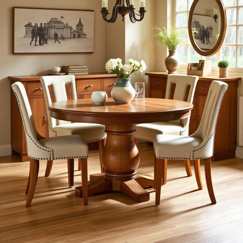 Luna Pedestal Dining Table