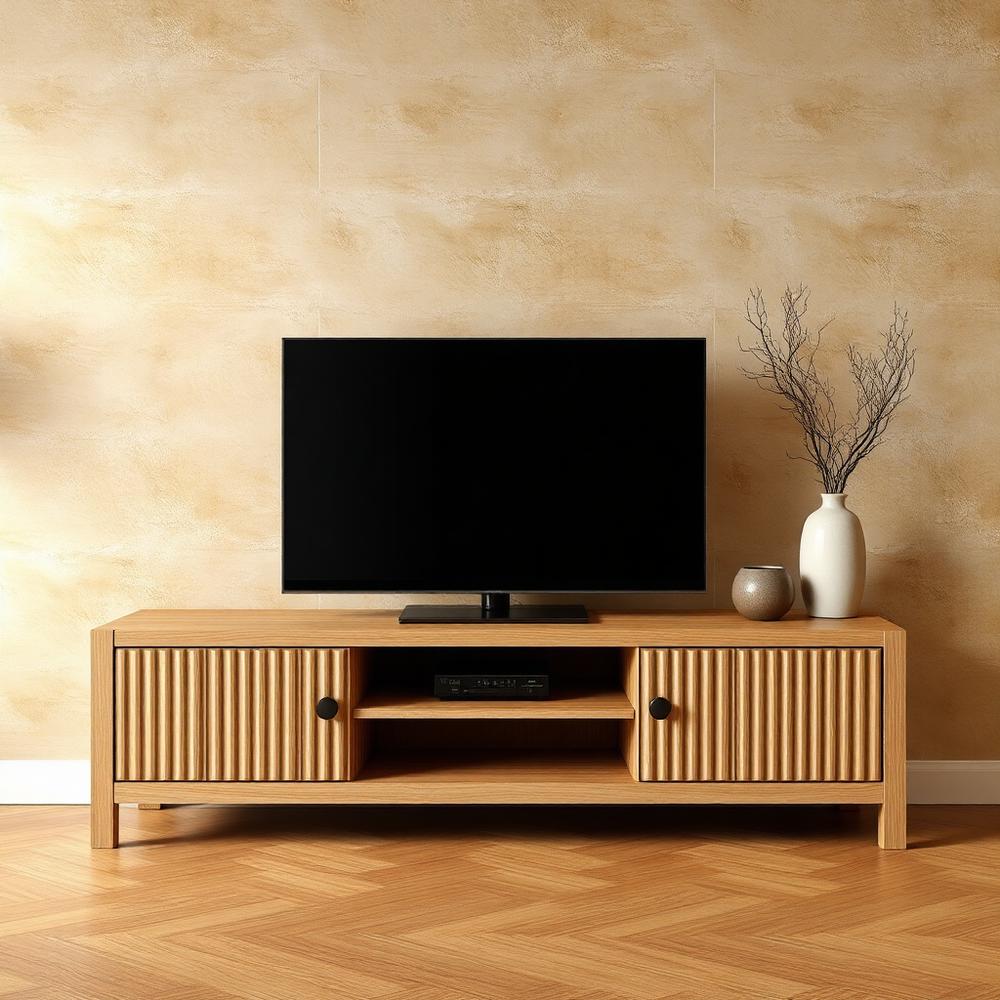 Hudson Fluted TV Stand